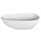 Anzzi Makot 5.6 ft. Man-Made Stone Freestanding Bathtub in Matte White BS-S06 - alternate 4